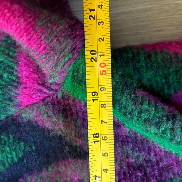 Vilagallo Yana Zig Zag Wool-Blend Women's Coat - Picture 10 of 11